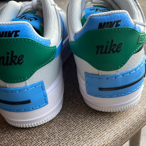 Nike Air Force 1 Shadow wmn grey/green CI0919-004 - Picture 3 of 8